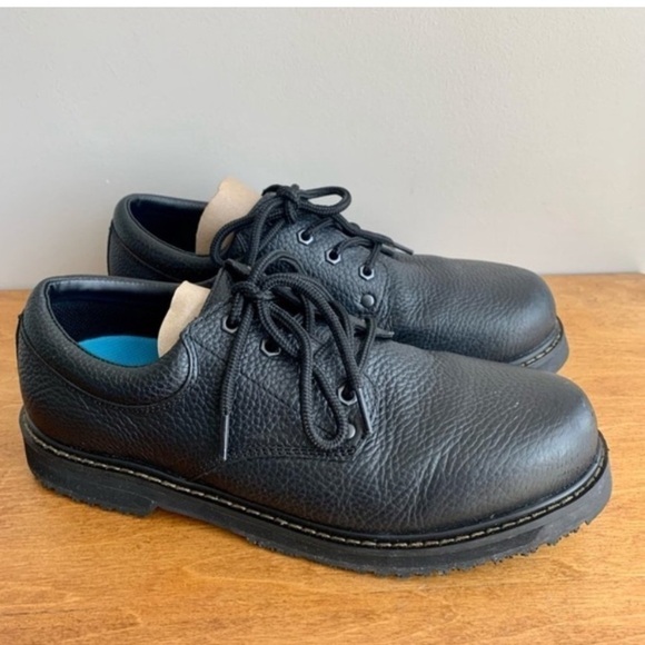 𝅺dr. Scholl’s Anti Slip Leather Oxford Work Shoes - Picture 2 of 16